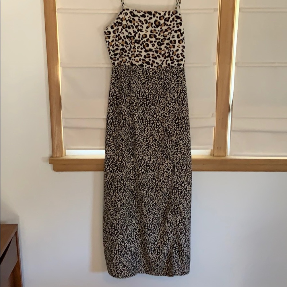 Cheetah print maxi